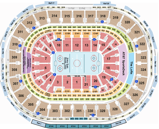 TD Garden Boston Beanpot Seating Chart
